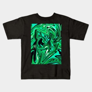 malachite pattern Kids T-Shirt